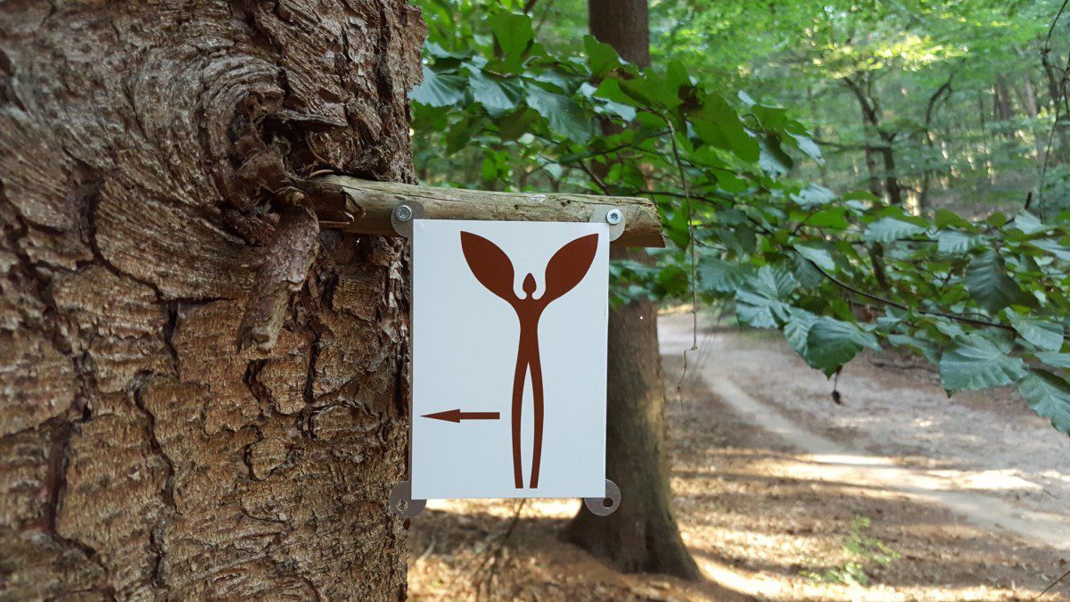 Route bord - Walk of Wisdom